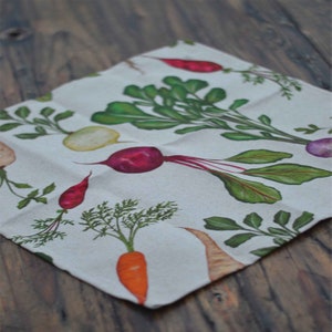 Root veg linen napkins Single napkin image 5
