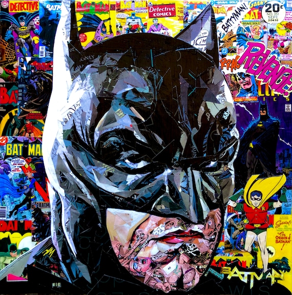 Batman/batman Artwork/dc Comics/batman Collage/ - Etsy UK