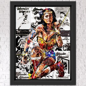 ワンダーウーマン アート/ワンダーウーマン コラージュ/リンダ カーター/DC コミック