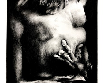 Charcoal art/ charcoal drawing/ surreal art