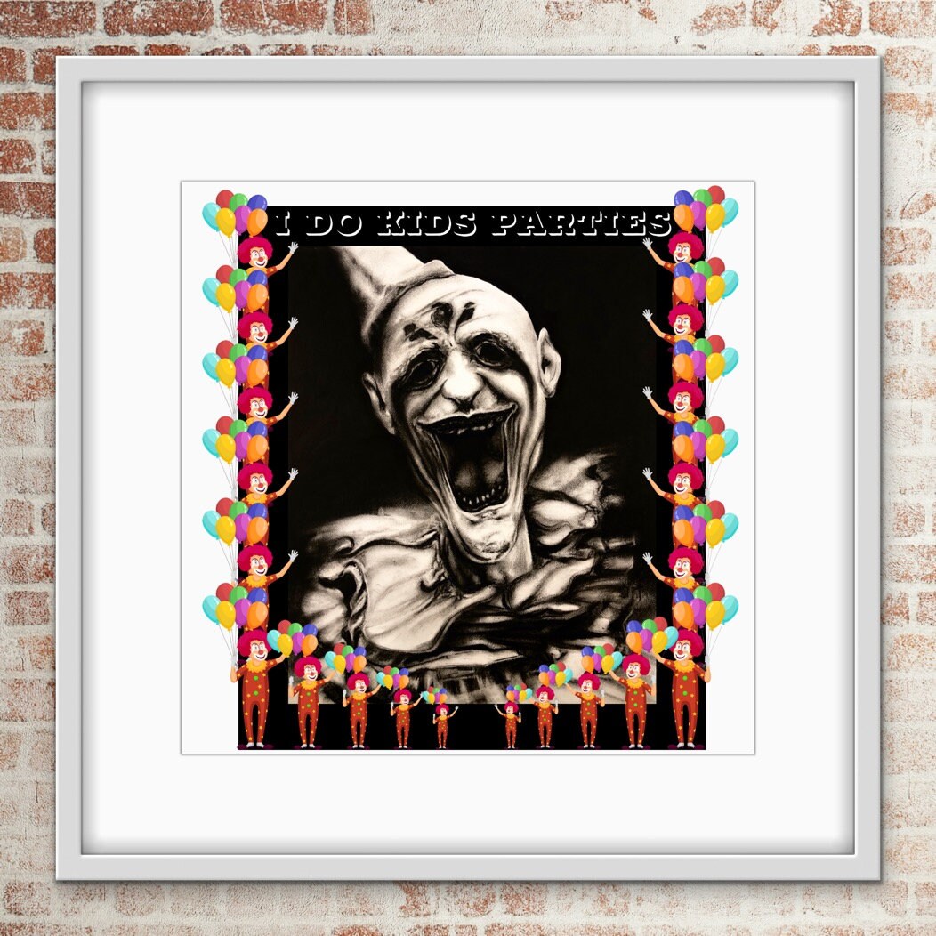 Horror Art/ Killer Clown Art/ Clown Art/ Satanic Art/ Dark Art/  Giclee/limited Edition/horror Lover - Etsy