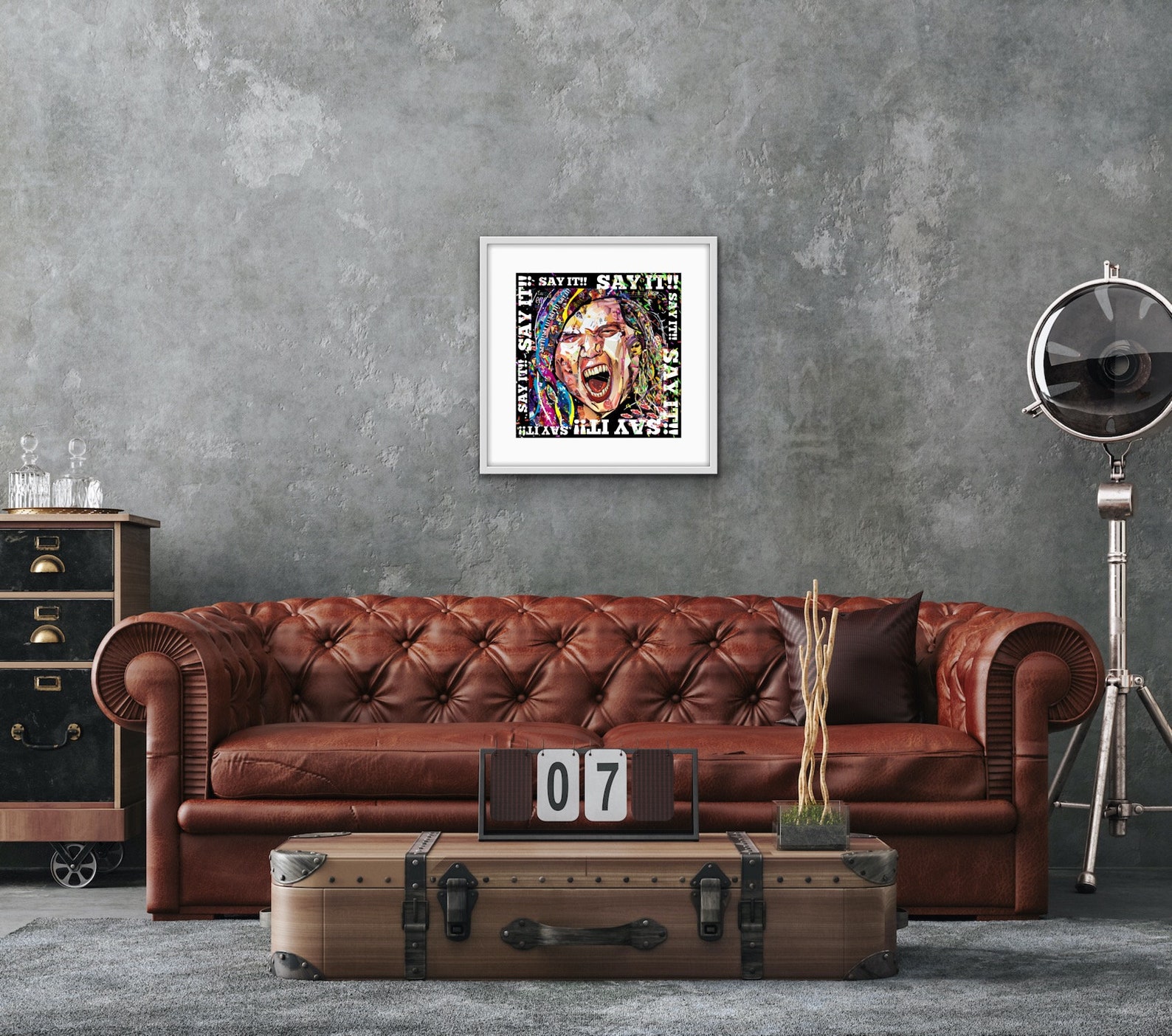 Sam Kinison Art/ Sam Kinison/ Sam Kinison Print/ Giclee/ Limited