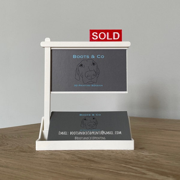 Real Estate Card Holder