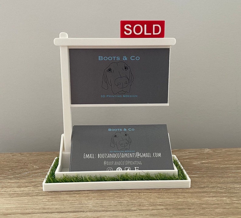 Real Estate Business Card Holder Etsy