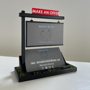 Real Estate Agent Business Card Holder Personalized Gift for Real Estate Agent Open House Gift Realtor Business Card Display