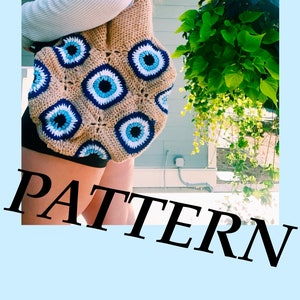 PATTERN- evil eye bag