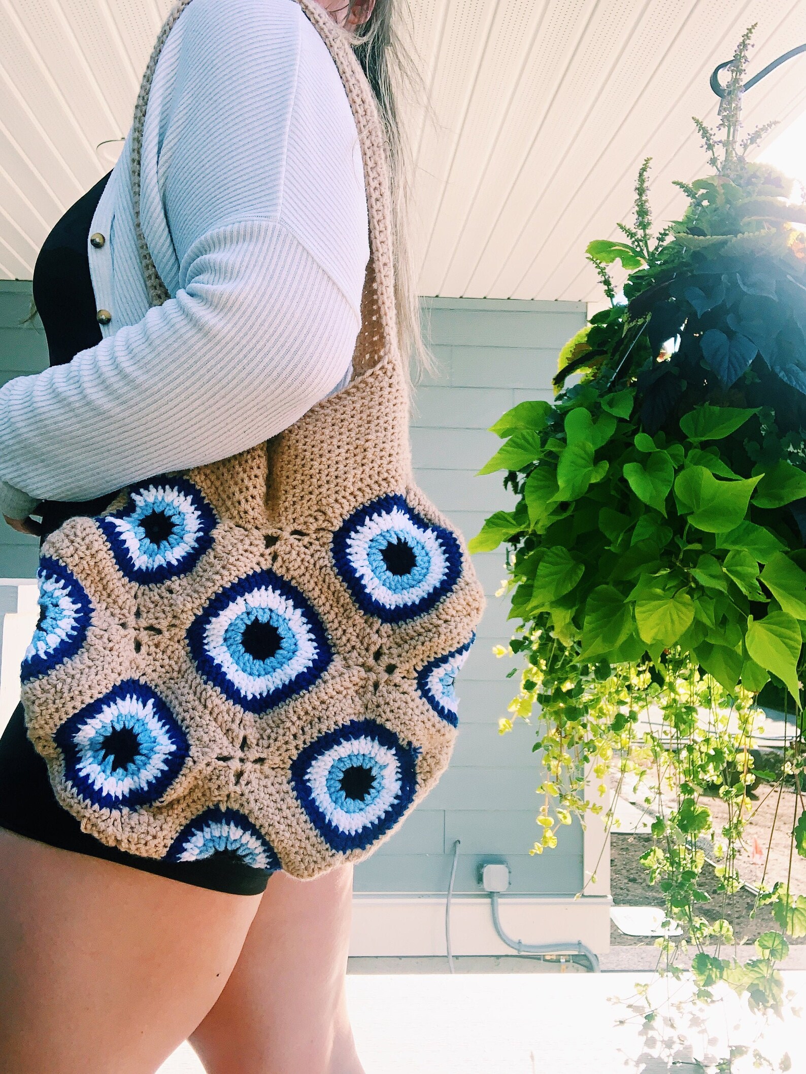 CAMELLIA EVIL EYE BAG main image 1