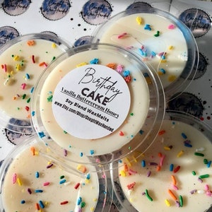 Birthday Cake Waxmelts - Birthday Wax Melt Gift - Birthday Cake Sprinkle Wax Melts