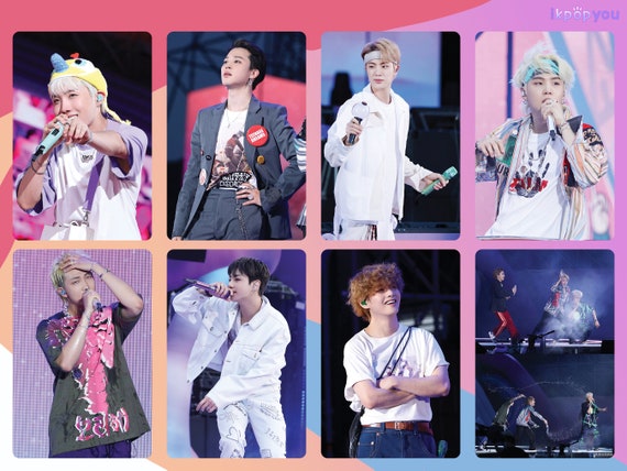 BTS Headshots Pastel Polaroids Selca Selfie Real INSTAX Film Photocards Army bias BTS Boyfriend Photocard