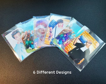 Holographic Soft Card Sleeves Photo Card Protection Penny Sleeves for Kpop Photo Cards ATC, ACEO, Pokemon, Yu-Gi-Oh!, Game BTS, Blackpink