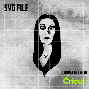 Morticia Addams SVG Digital Download Cut File | Addams Family svg | Addams family cricut | easy svg | Morticia Addams Silhouette | cricut |