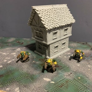 3D Printed House/Cottage Scenery Scatter Terrain For 28mm Miniature Wargames