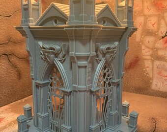 3D Gedruckter Tempelschrein Grab Landschaft Streublümchen Terrain für 28mm Miniatur Kriegsspiele