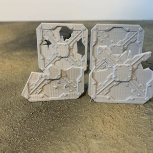 3DPrinted Wall Barriers Scenery Scatter Terrain for 28mm Miniature Wargames