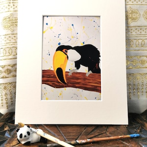 I Spy - Toucan &#39;splatter&#39; style wall art