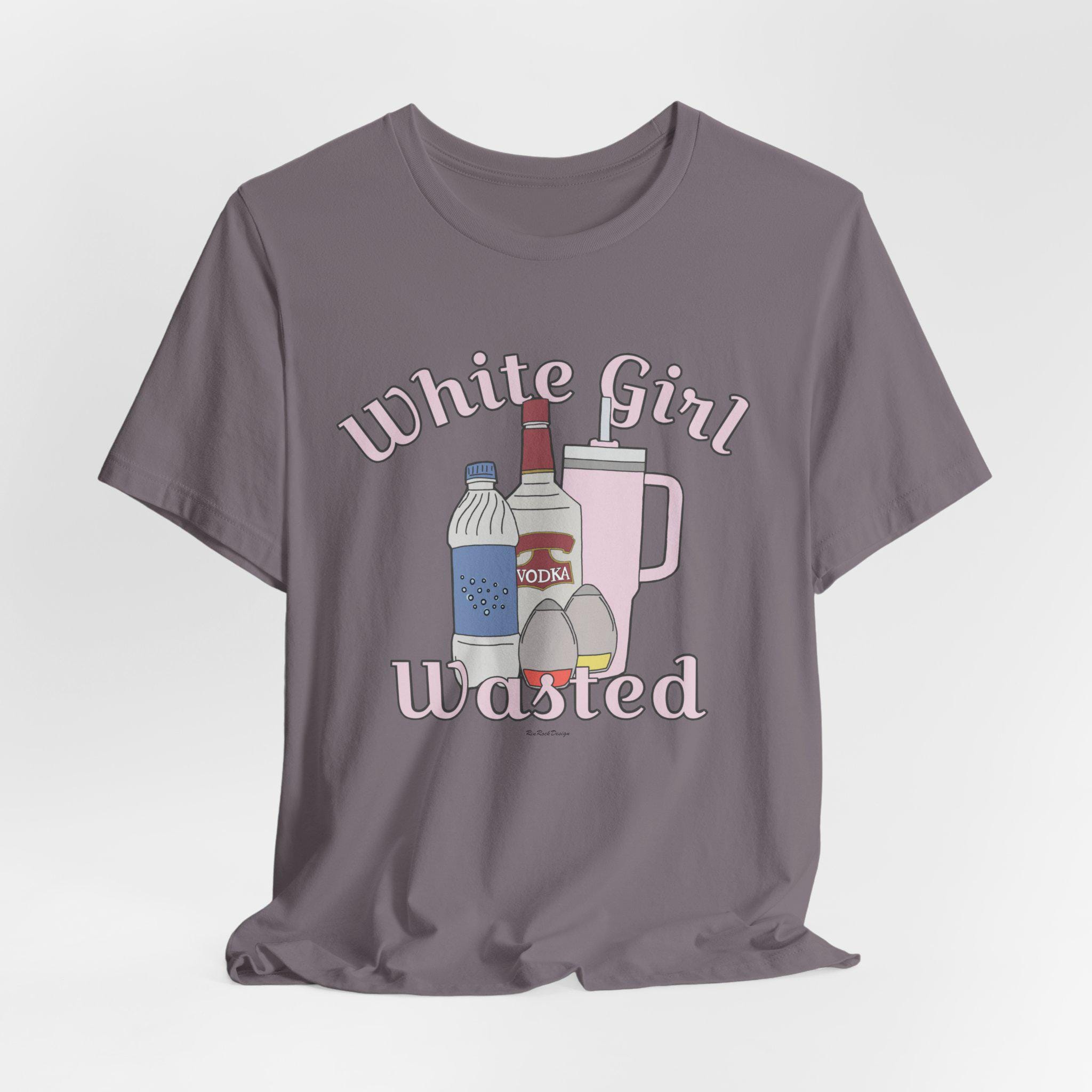 T-Shirt Donna Urban Backwoods White Paper & Rock – Cotone Premium