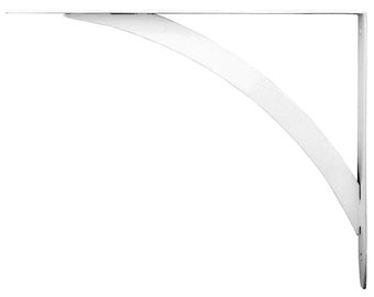 Elegant Shelf Bracket White 10 inches