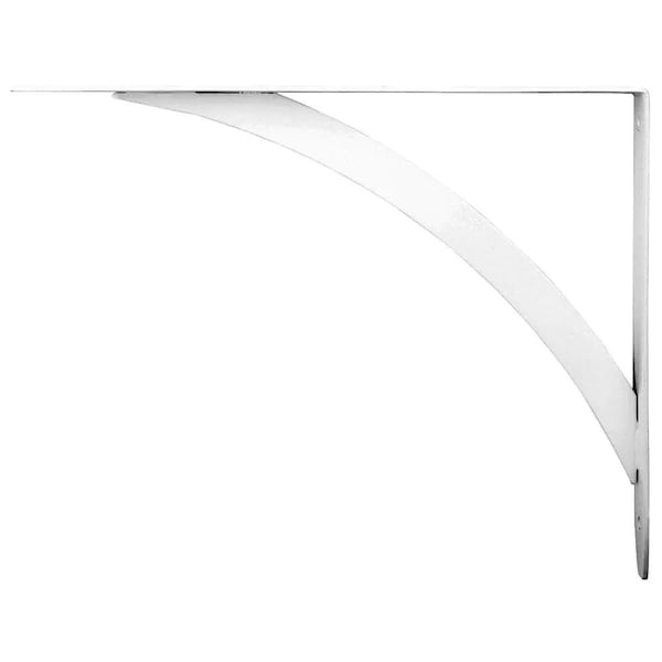 Elegant Shelf Bracket White 10 inches