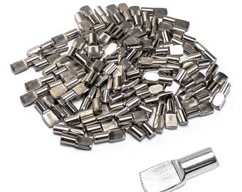 20 Nickel Plated Shelf Pegs - 5mm Spoon Support Pins