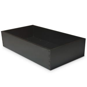 BLACK  Custom Drawer Boxes  - Customizable Sizes - Ideal for Kitchen and Cabinet – Pull Out Home Organizer