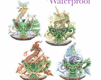 Naklejki winylowe Teacup Dragons Series 9 | Marker Copic