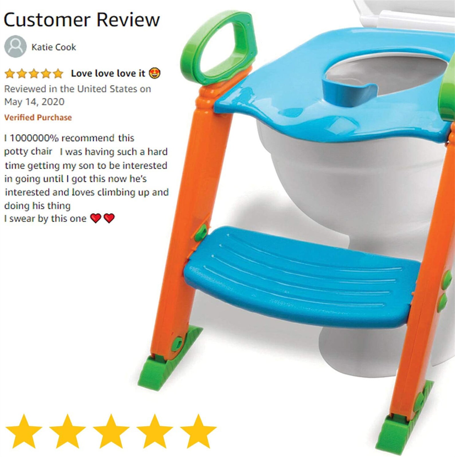 toilet step stool with handles