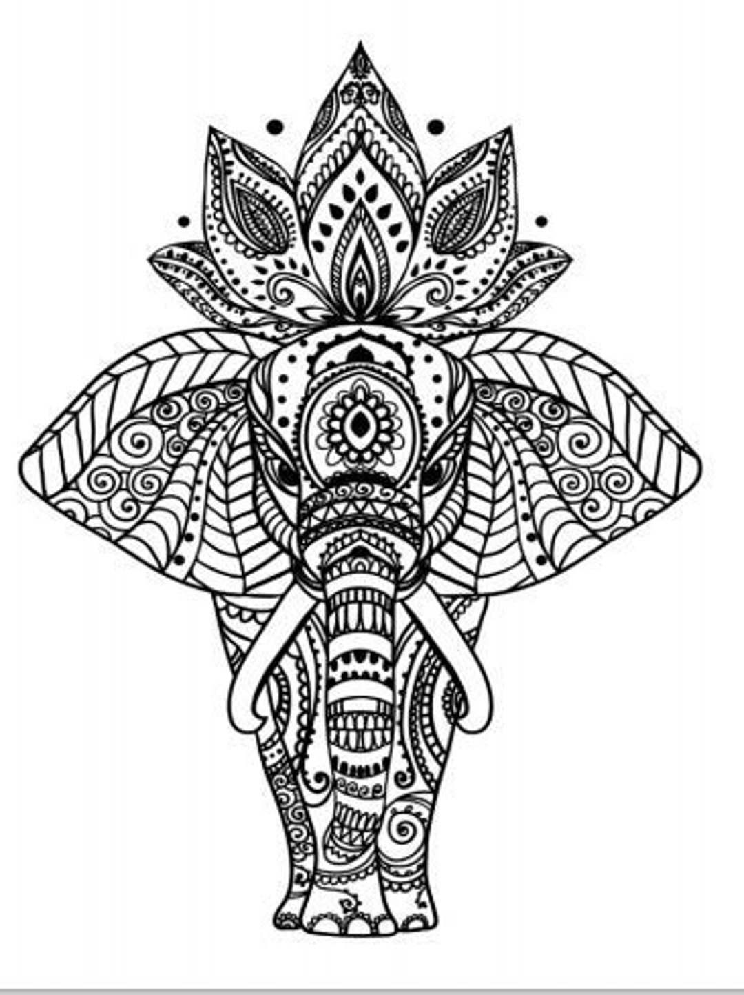 52 Mandala Animal Coloring Pages for Kids - Etsy