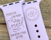 Esther 4 14 Scripture iWatch Band, inspirational Apple Watch Band, 38MM personalized 40MM 42MM 44MM, Monogram scripture watch band