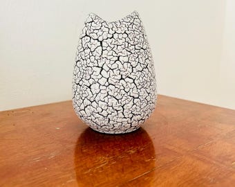 A Very Rare West German Fat Lava Vase/bottle by Carstens Boutique