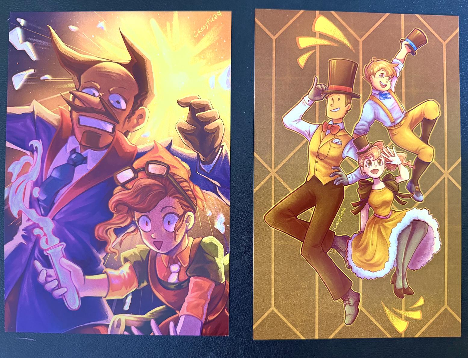 Layon Mini Professor Layton Mini Prints (SPOILERS) - Etsy