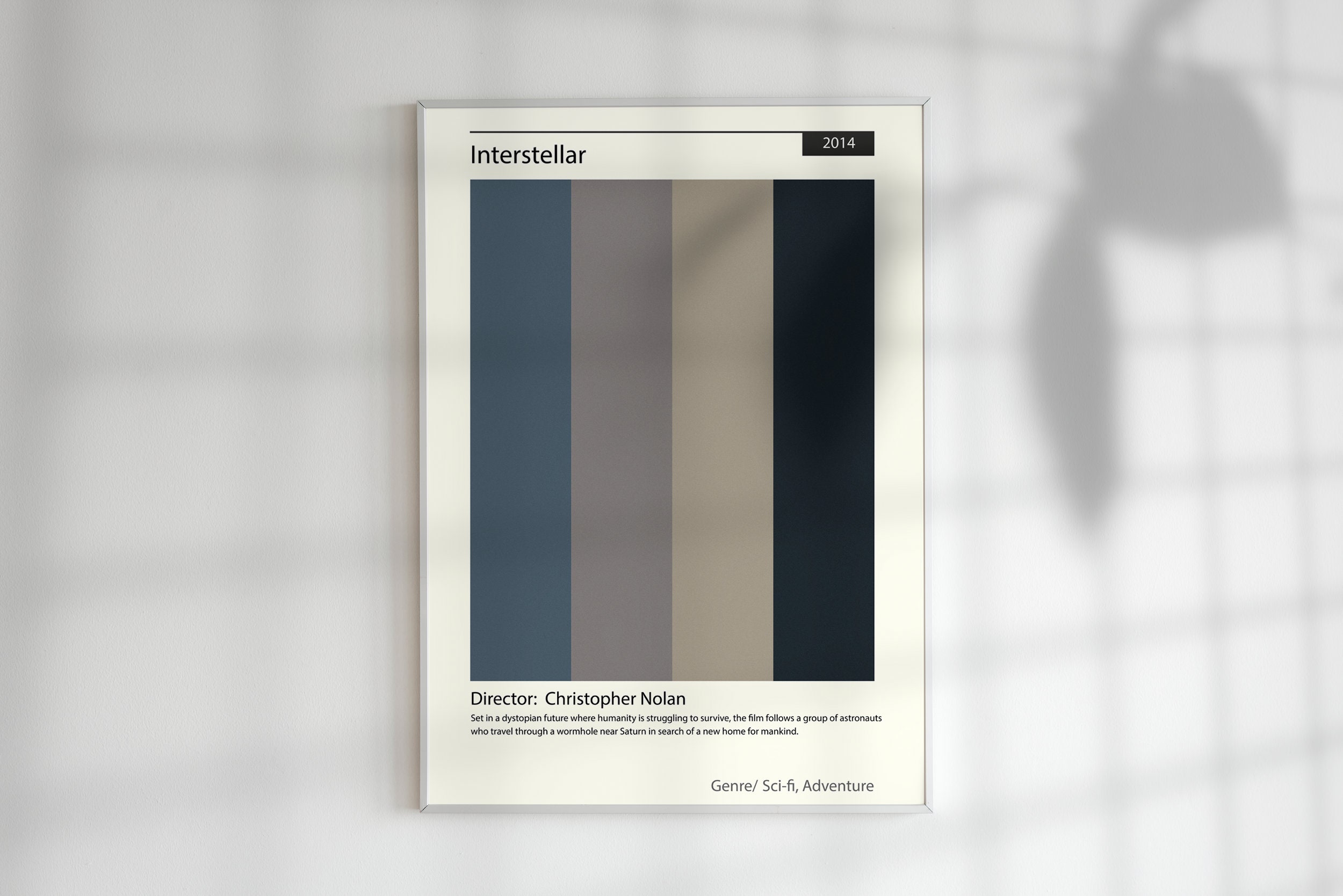 Interstellar Color Palette Poster Etsy UK