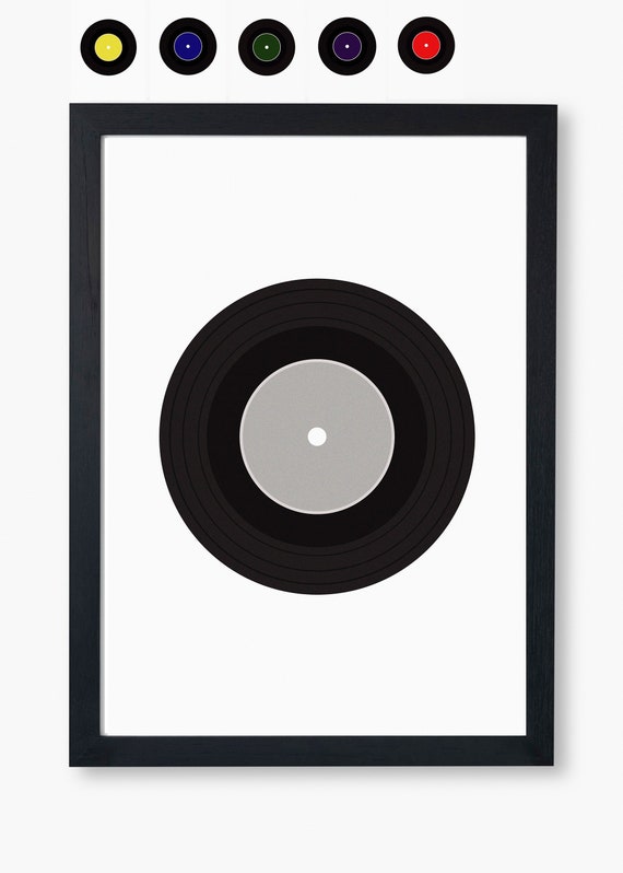 Vinyl Record Artwork Poster Etsy