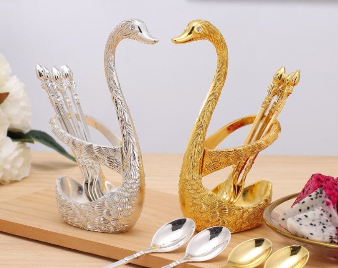 Swan Teaspoon Holder