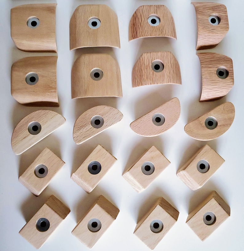 20 Piece Starter Climbing Set Small/medium Climbing Holds for Rock