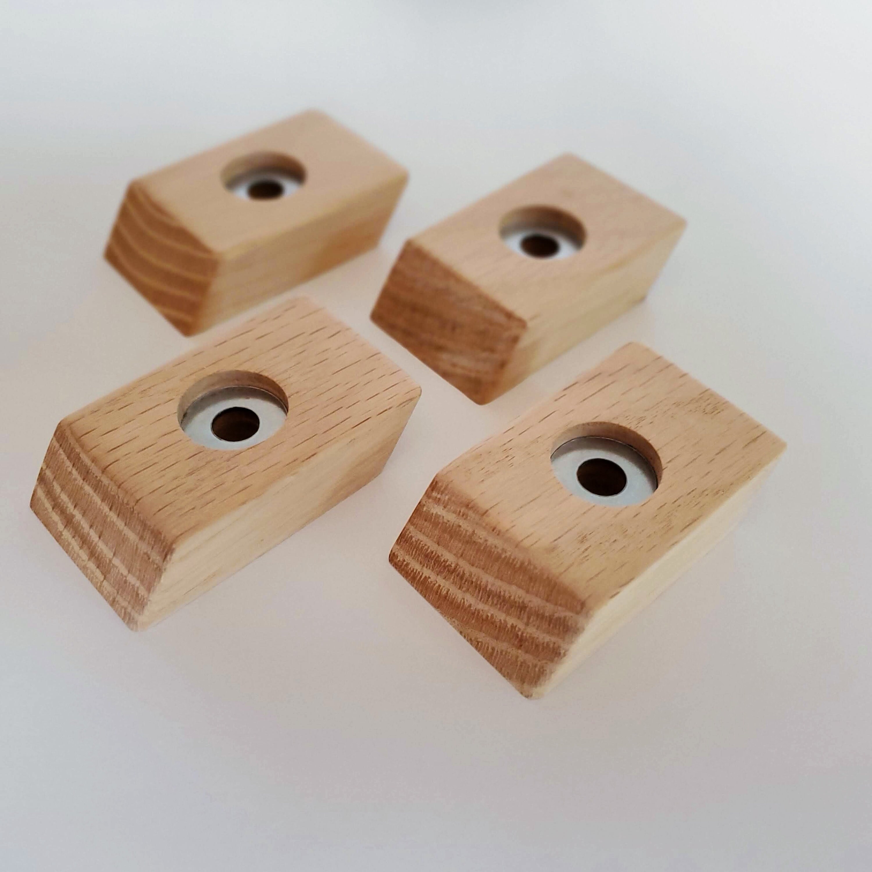 Foot Holds Small 4 Pieces Bolt on Climbing Holds for Rock Etsy UK