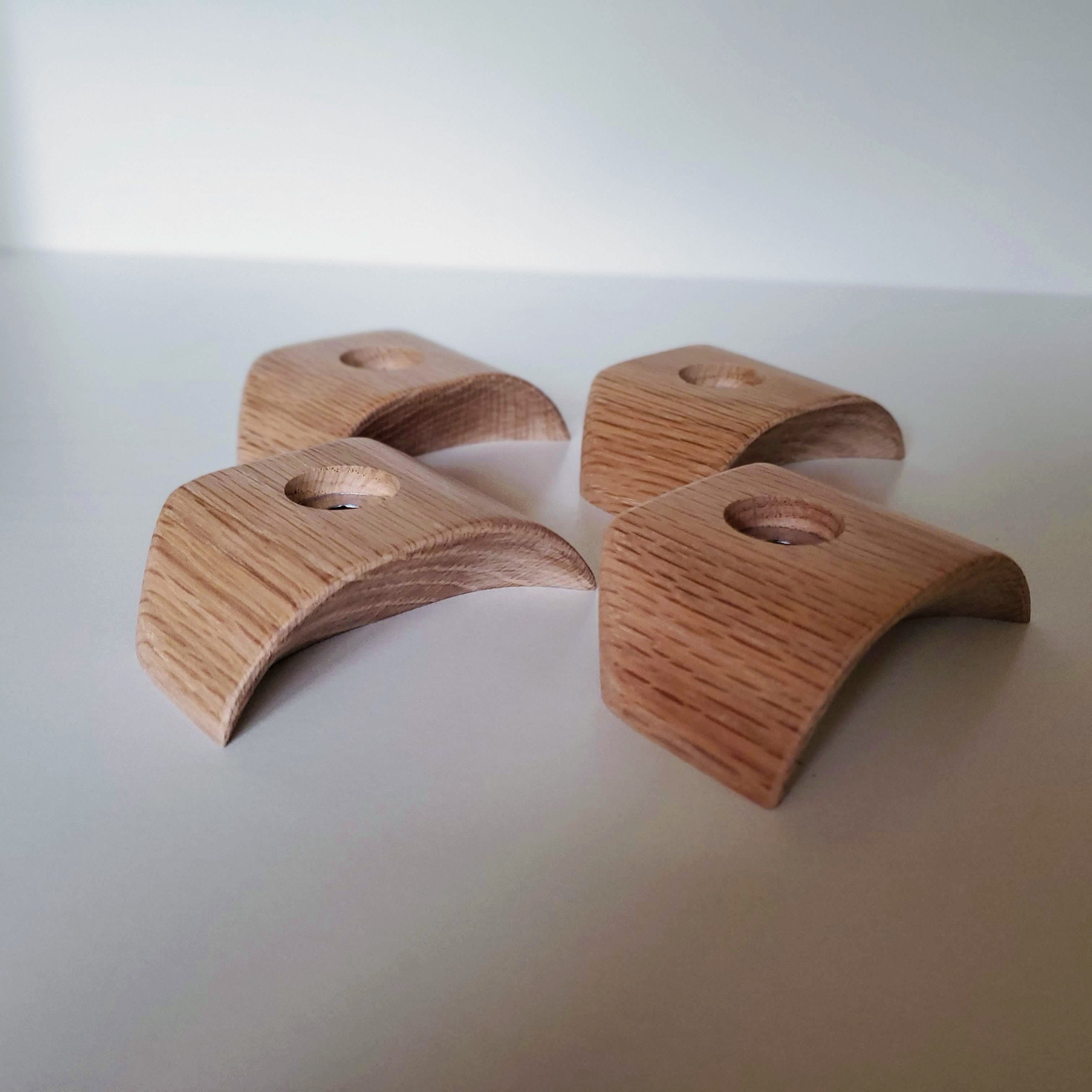 Micro Crimp Rock Climbing Holds Set Of 6 Screw On Positive