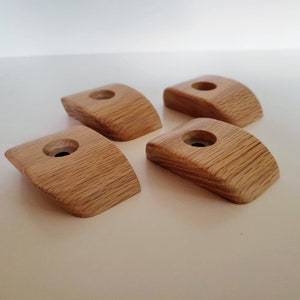Crimp / Pinch Hybrid Climbing Holds - 4 Pieces, Medium, Bolt On Climbing Holds for Rock Climbing Wall, Wood Climbing Holds, Climbing Grips