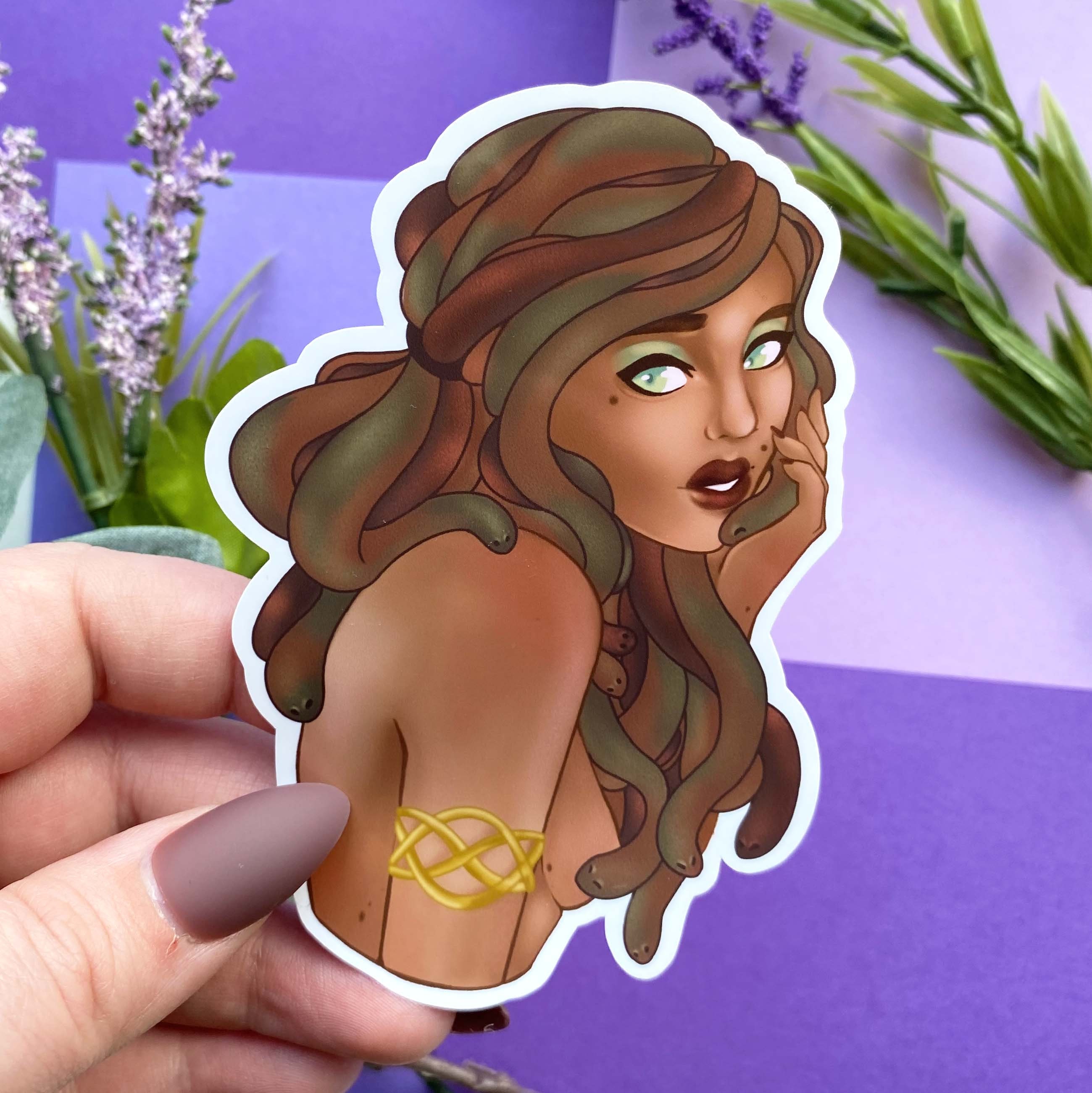 Medusa Gorgon Goddess Sticker