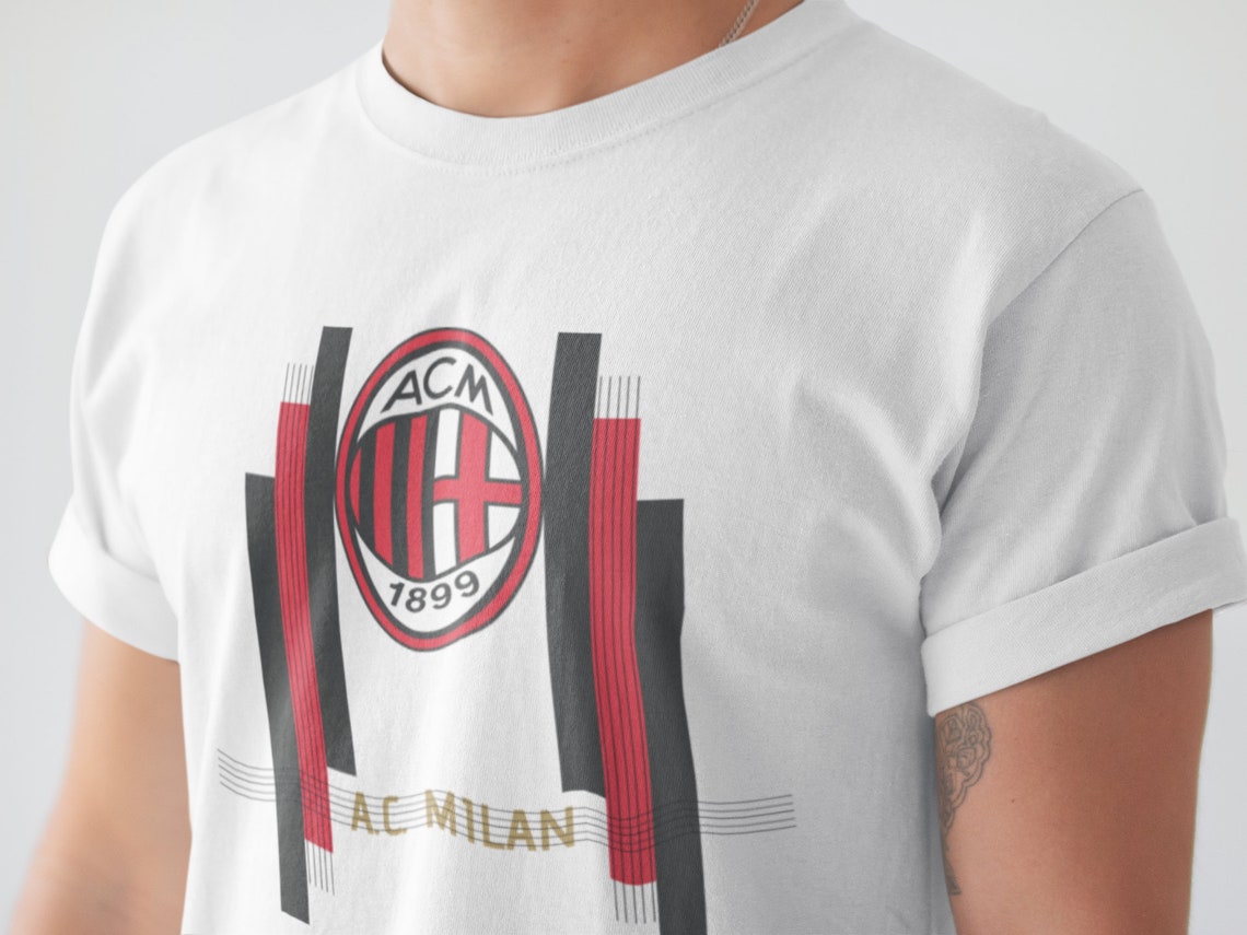 Milan Tshirt/ A.C. Milan Unisex Football/Soccer Tshirt/ Etsy