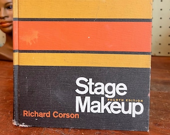 Libro de maquillaje teatral clásico de Richard Corson - Cuarta edición, 1970