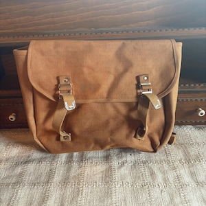 Vintage Canvas Bag: Rucksack, Messenger, Musette, Map, Bag, Backpack