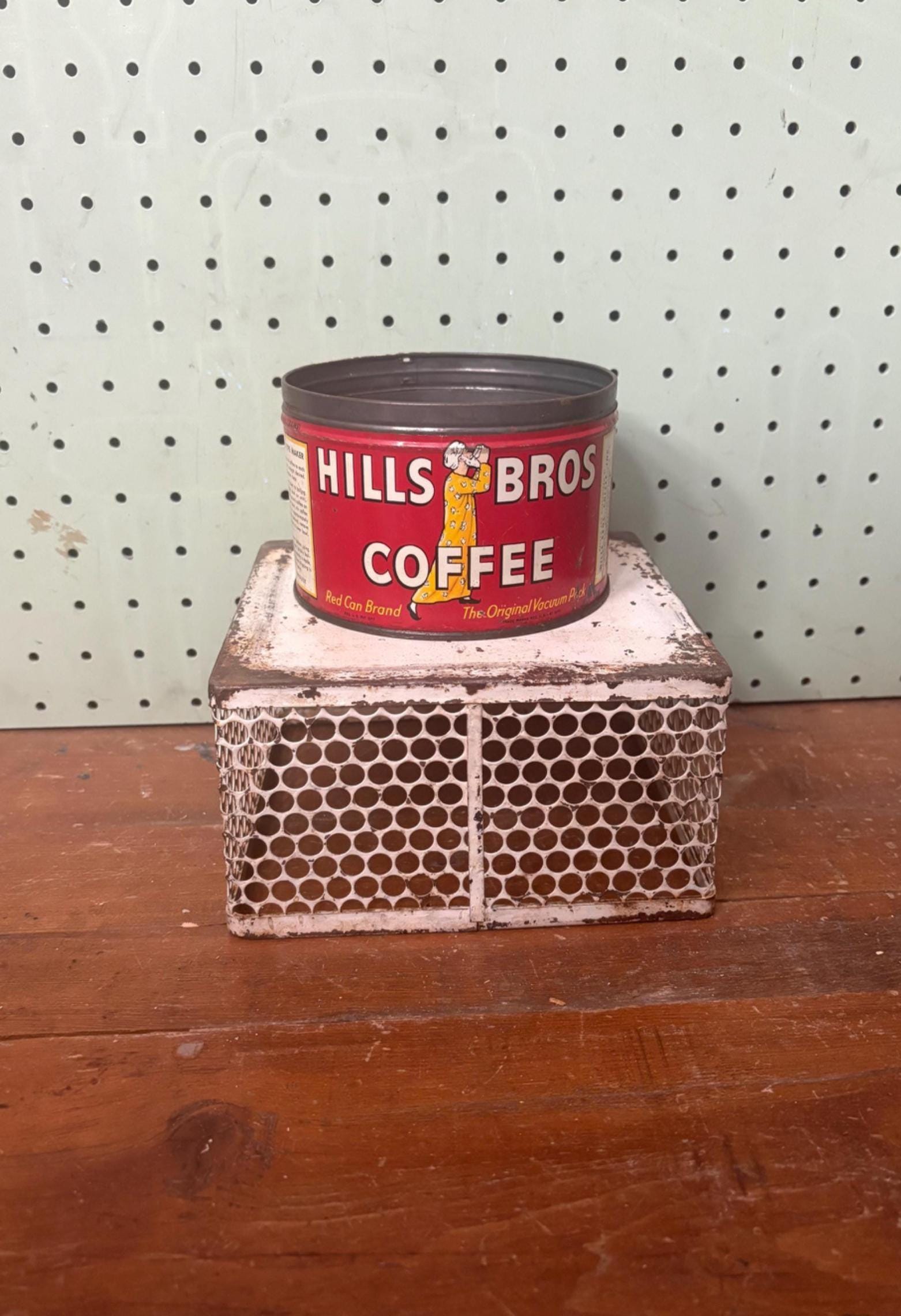 Hill Bros Coffee Tin - Etsy