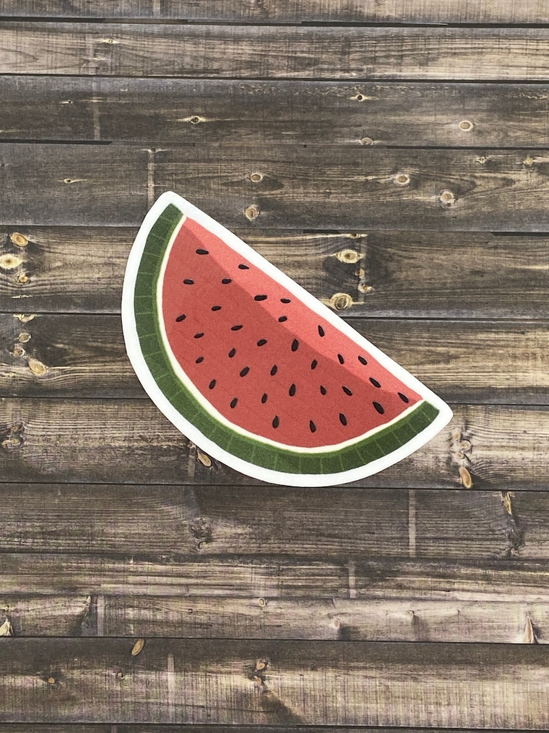 Sticker Watermelon Watermelon Sticker, Waterproof Sticker, Laptop Decal, Water Bottle ...