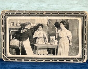 Antique WWI Postcard &quot;Caught with the Goods&quot;