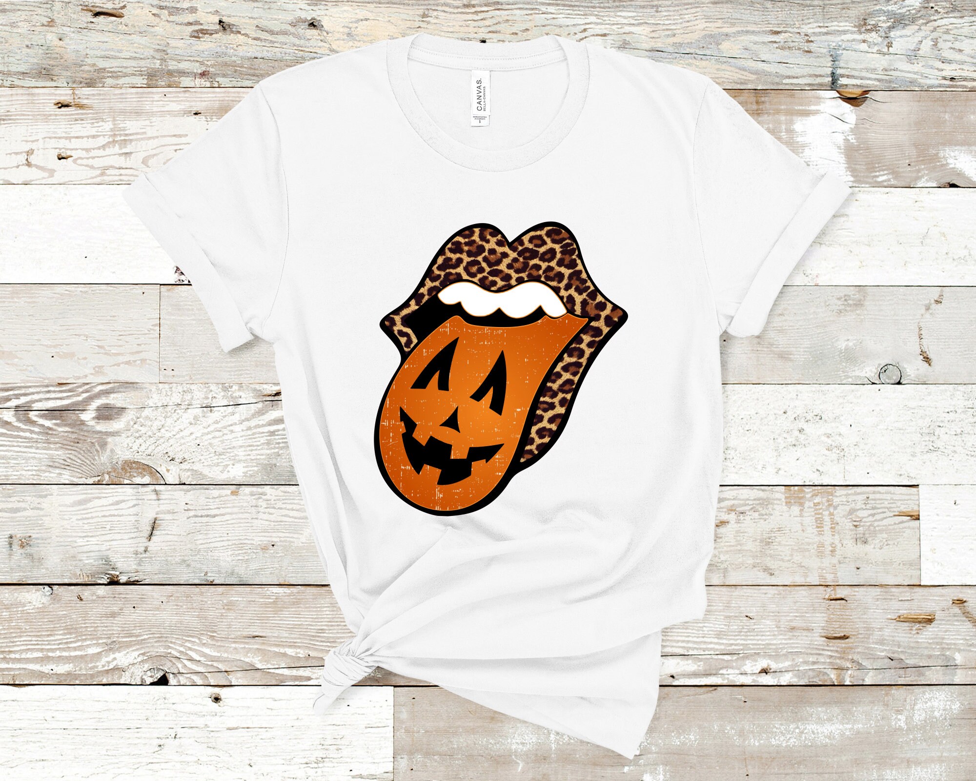Halloween Leopard Tongue Screen Print
