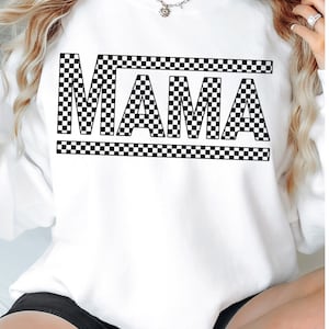 Checkered Mama Mini DTF Print - Etsy