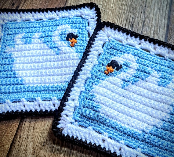 【くるみさん】【まとめ買い】SWAN 11袋 Mirrored Swans Granny-graph Crochet Pattern - Etsy