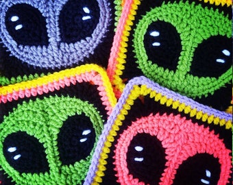 Alien Head Granny Square