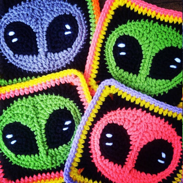 Alien Head Granny Square