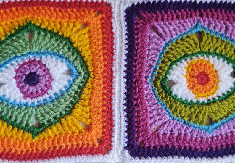 Granny's Eye Granny Square Pattern image 6